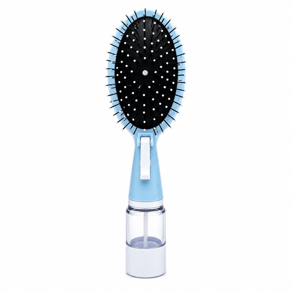 Light blue brush on a square background