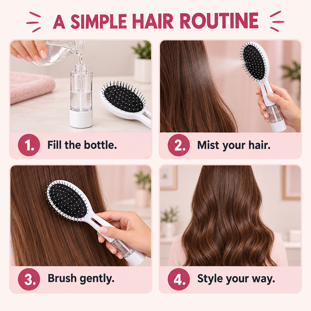 Virelux spray brush how-to-use graphic